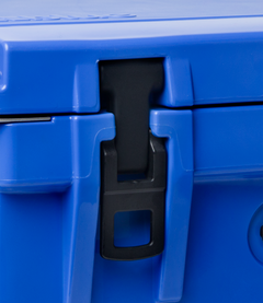 Blue Coolers - Parts - Replacement Lock-Down Latches Blue V. 3.0 & Cobalt (2 Pack) - Close-up on Blue Cooler