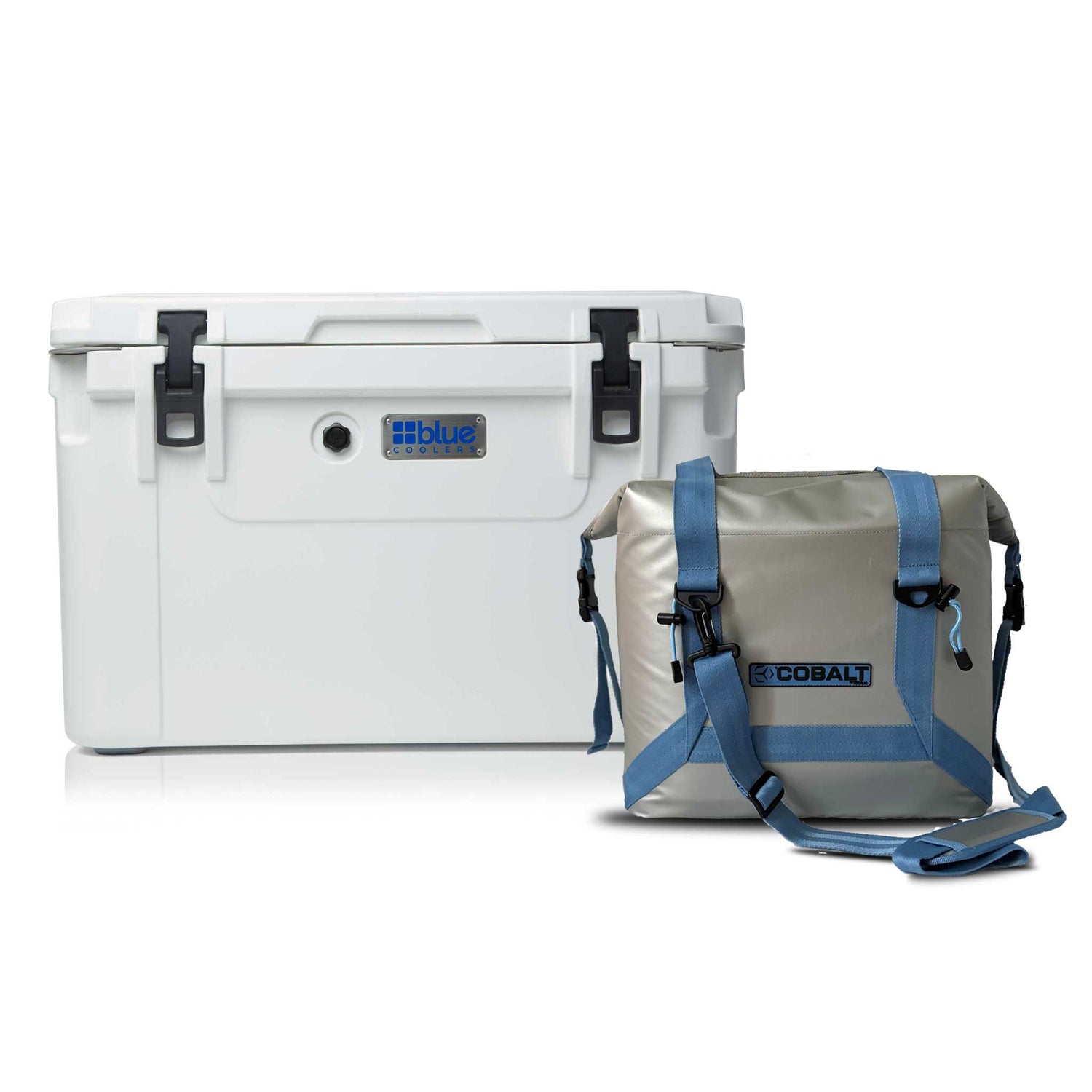 Double the Chill Side Tote Bundle - Roto Molded Cooler + Soft Sided Cooler